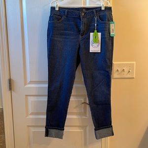 1822 Denim High Rise Ankle Skinny Jeans with Cuff 32/14
